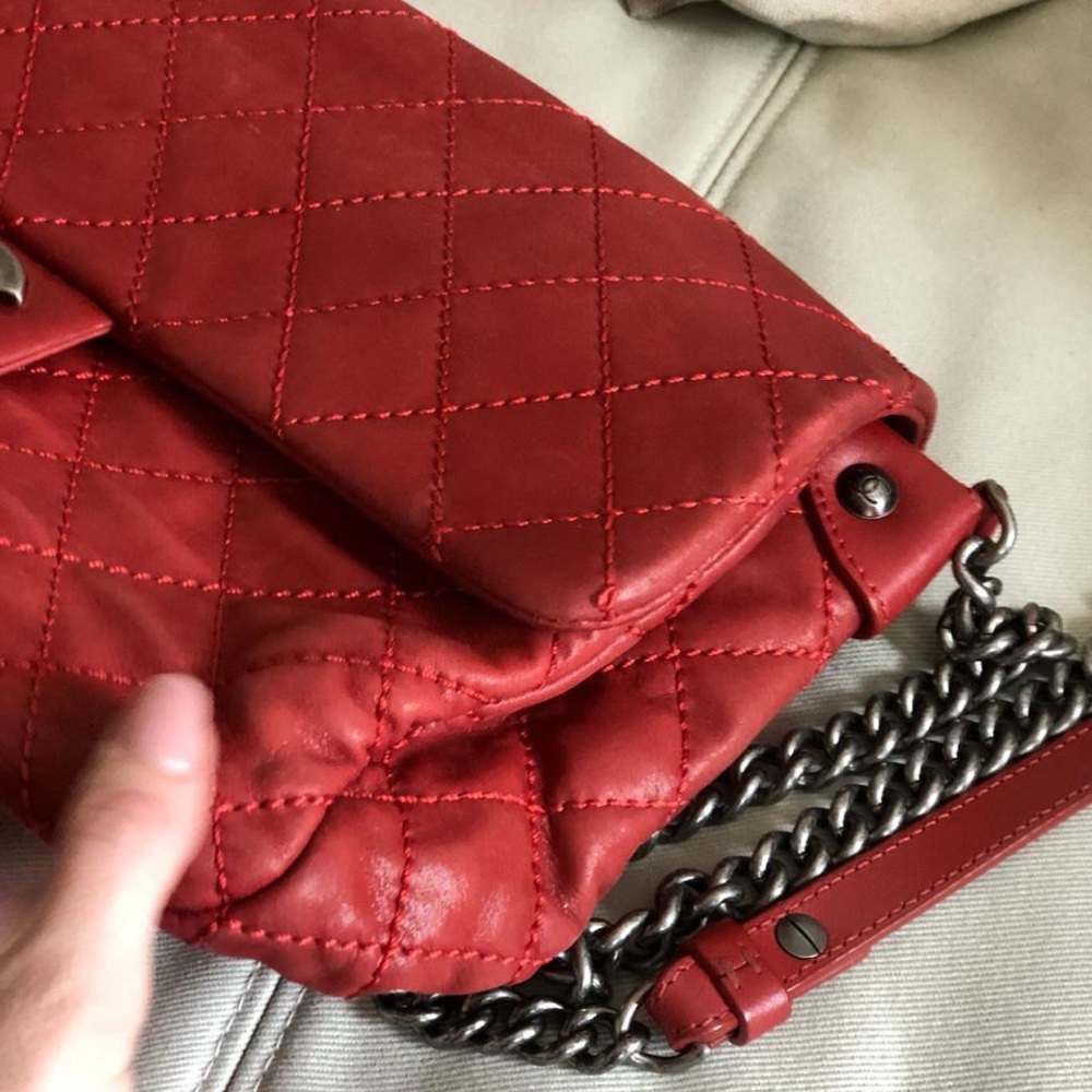 SOLD❌Chanel Crossbody Red Classic Bag - Picture 5 of 8